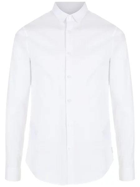 Dlouhá košile Armani Exchange bílá