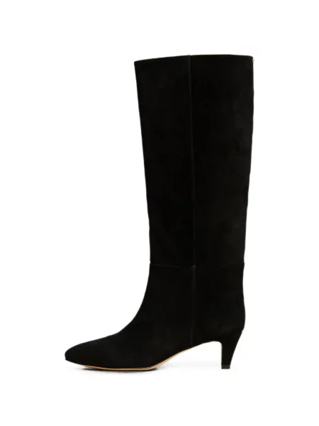 Cizme Twinset din piele de căprioară negru