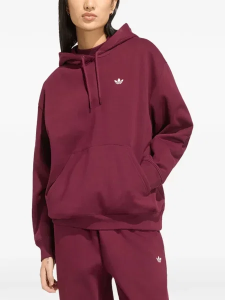 Hanorac Adidas din fleece cu autograf cu gradient albastru