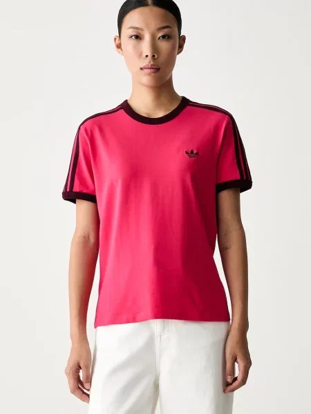 Adidas Originals tričko dámske s elastanom ružová