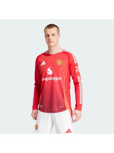 Koszulka Manchester United Long Sleeve Home Authentic czerwona