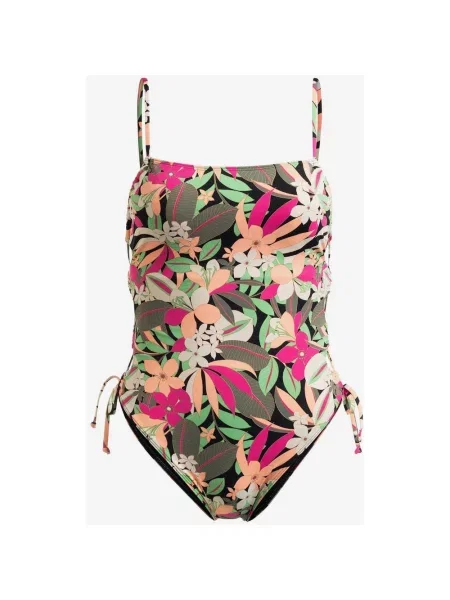 Strój kąpielowy Roxy Printed Beach Classics Lace One Piece różowy pomarańczowy S zielony