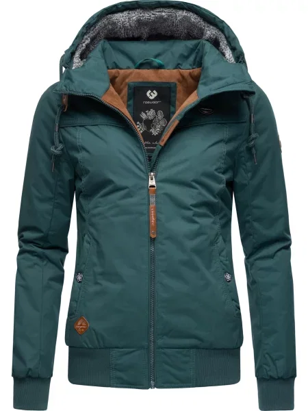 Ragwear Geacă funcțională Jotty maro caramel / închis verde