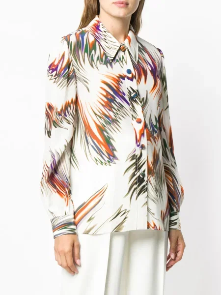 Cămașă Givenchy cu imagine alb