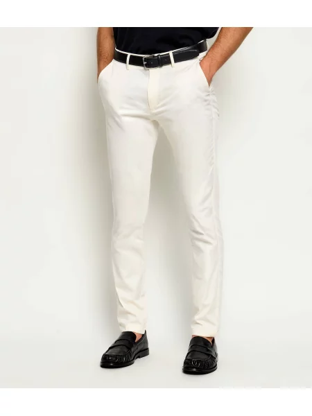 BOSS BLACK Pantaloni chino negru