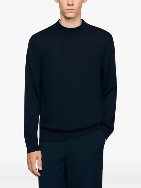 Pulover Sandro de lână albastru