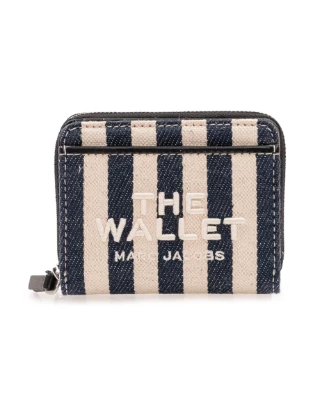 Portfel Marc Jacobs w paski płócienny