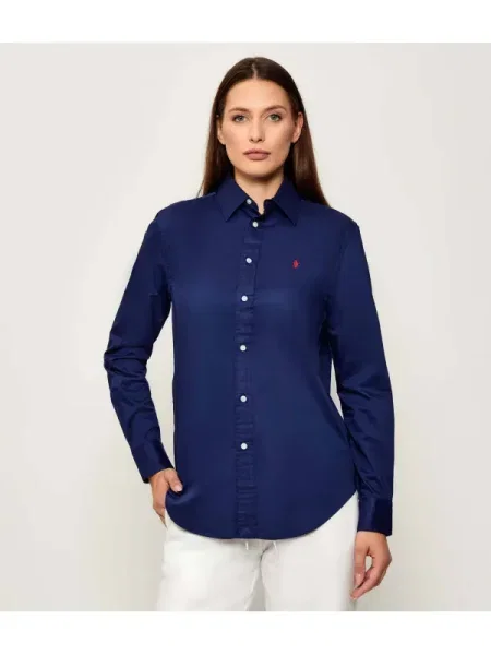 Polo Ralph Lauren cămașă din bleumarin cu guler clasic regular