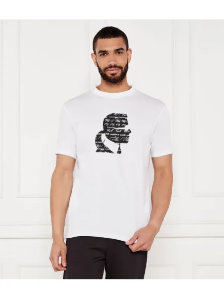 Karl Lagerfeld Tricou alb