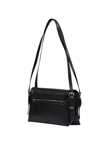 Kabelka GUESS Lefia Flap Shoulder Bag Black Universal černá