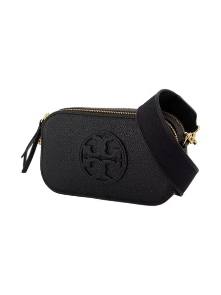 Torebka crossbody Tory Burch skórzana biznesowa czarna