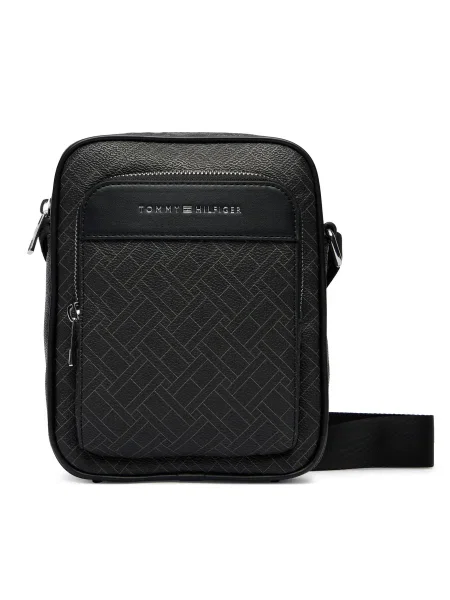 TOMMY HILFIGER Válltáska szürke fekete