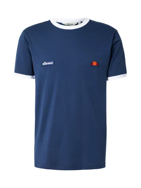 ELLESSE Tricou Ringetto bleumarin / portocaliu / roșu alb