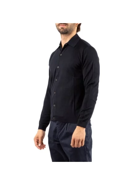 Sweter Emporio Armani niebieski