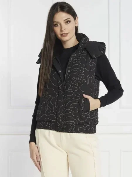 Desigual Steppelt szteppelt mellény fekete