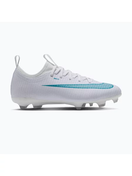 Încălțăminte de fotbal pentru copii Nike Mercurial Vapor 17 Academy Jr MG white/dusty cactus alb