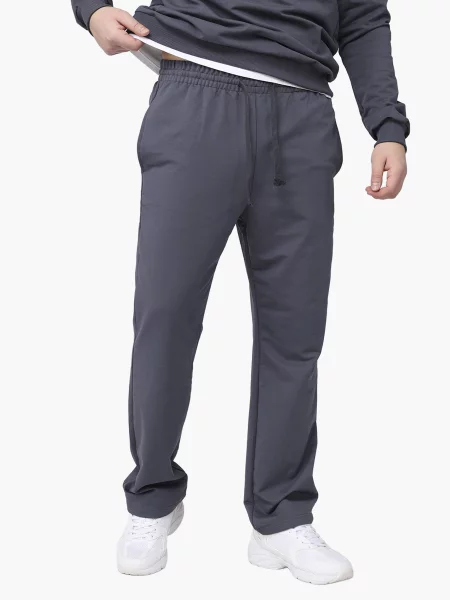 Спортивні штани YUKI темно-сірий бавовна/поліестер сірі