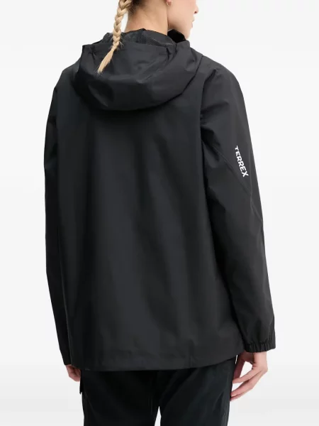 Košulja Adidas s platformom s printom s kapuljačom žuta