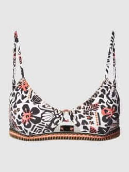 Top bikini ze wzorem na całej powierzchni model ‘MELIO TOMALES’ Banana Moon czarny