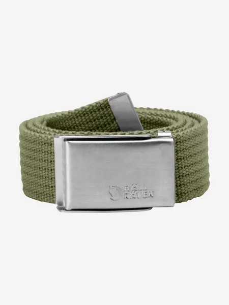 Fjällräven Canvas Belt Green Mężczyźni Pasek Fjällräven Size: One size zielony