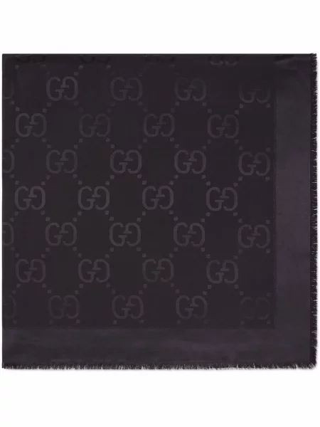 Fular Gucci din jacard negru