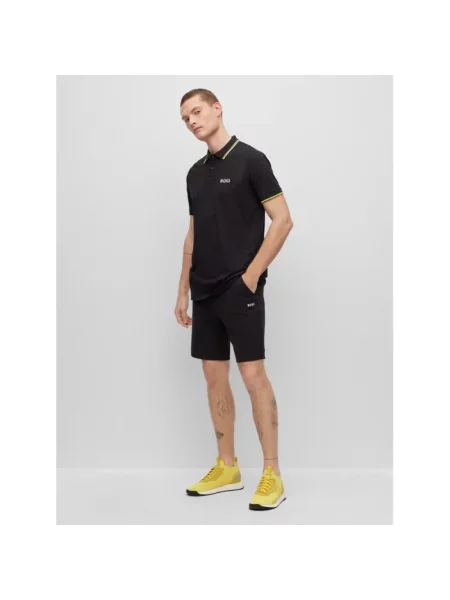 Koszulka polo Boss czarna