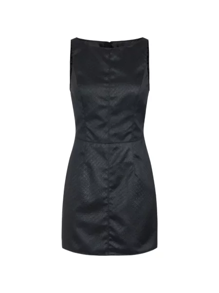 Tafta rochie mini Elisabetta Franchi negru