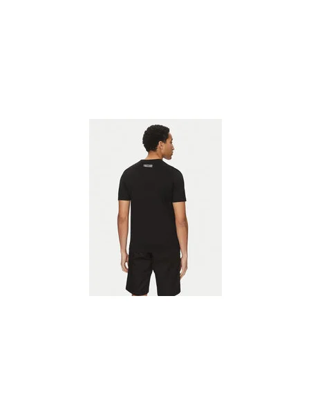 HUGO Póló Dimerstee Slim Fit fekete