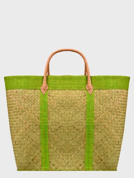 Le Comptoir de la plage Пляжна сумка Tsimgy_SGM_VER Солома зелений