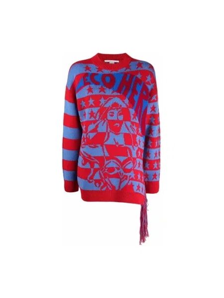 Sweter Stella Mccartney wełniany czerwony