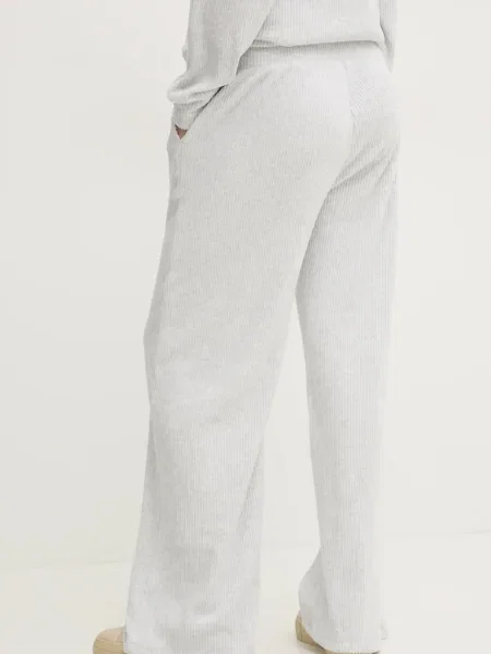 Kalhoty Abercrombie & Fitch šedá