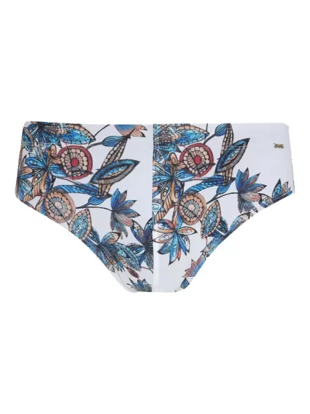 Chiloți Amir Slama cu model floral cu imagine alb