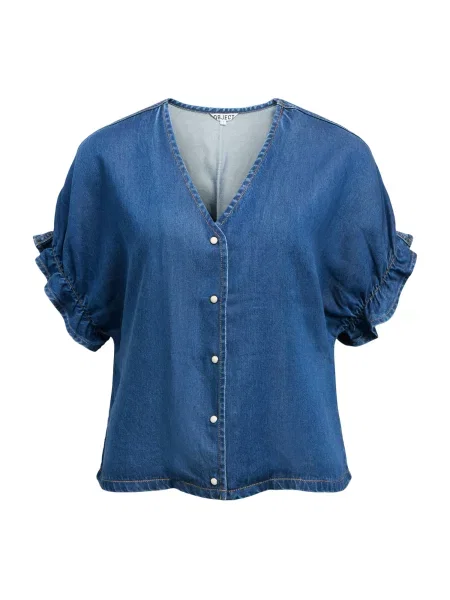 OBJECT Bluza OBJFRAME moder denim