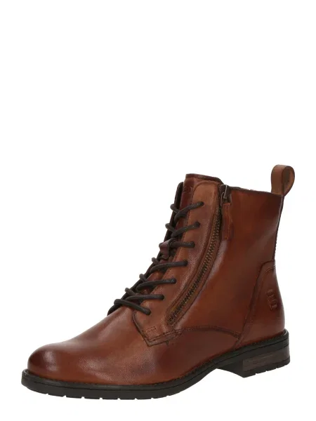 TT. BAGATT Ghete cu șireturi coniac maro