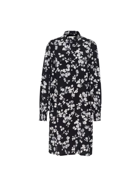 Krótka wielobarwność sukienka Kaffe w kwiatki