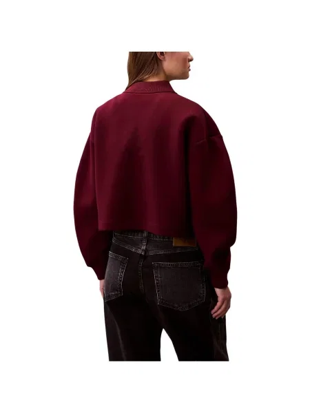Calvin Klein Jeans Prechodná bunda / biela červená