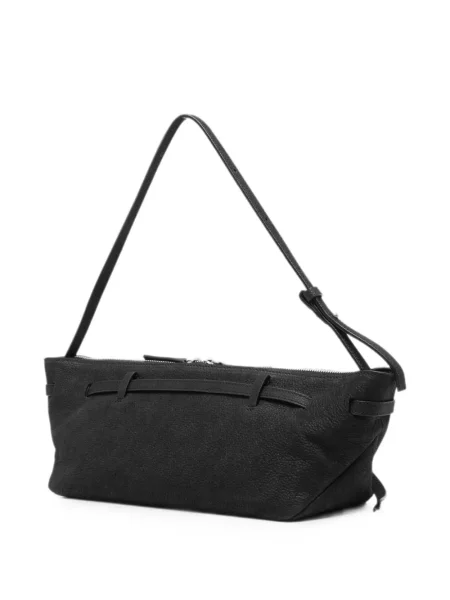 Cu centură geantă shopper Marge Sherwood din piele negru