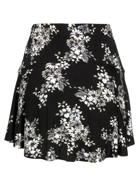 LASCANA Fustă gri / negru alb