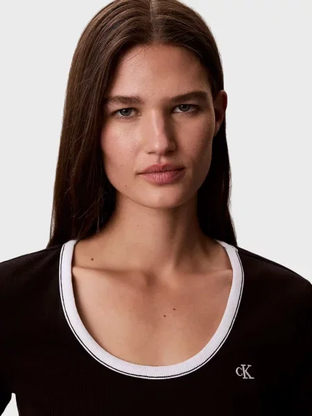 Детская футболка Calvin Klein Jeans черная