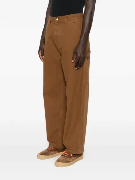 Pantaloni Carhartt Wip conici maro