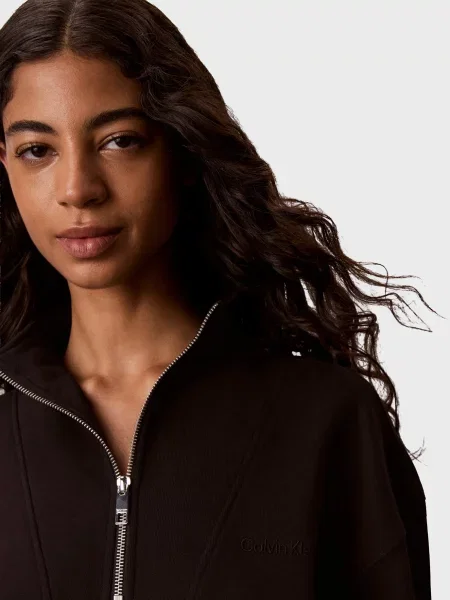 Махровый свитер Calvin Klein черный