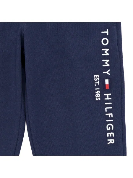 Pantaloni sport copii Tommy Hilfiger albastru