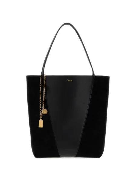 Geantă shopper Chloé negru