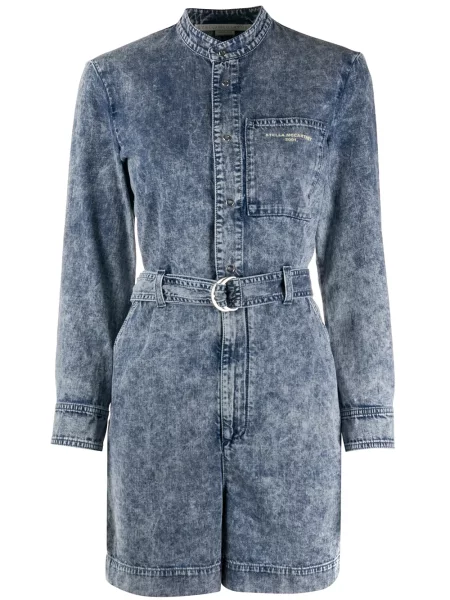 Dżinsowy kombinezon Stella Mccartney niebieski