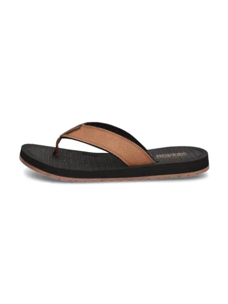 Pantofle Skechers hnědé