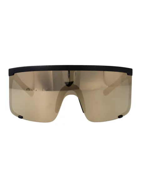 Lniane okulary przeciwsłoneczne Mykita czarne