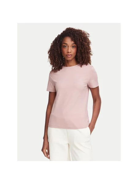 Guess T-shirt Regular Fit ružičasta