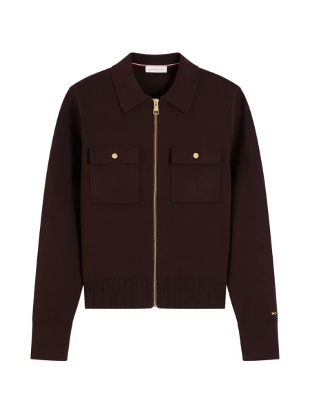 Cardigan Tommy Hilfiger maro