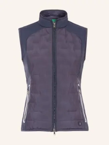 Bogner Hybrydowa Kamizelka Puchowa Lina blau granatowa
