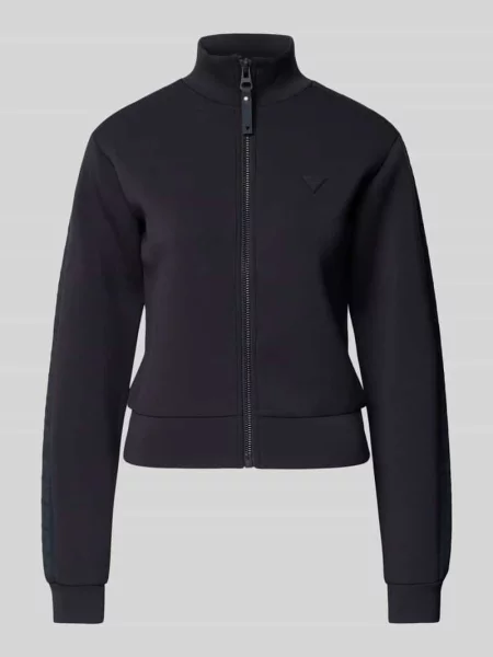 Bluza rozpinana o kroju regular fit z Mieszanka Guess czarna